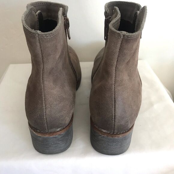 Naot Wander Leather Ankle Double Zip Brushed Suede Bootie Boho Chic EU39 L8 US - Picture 3 of 11
